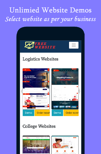 FreeWebsite - Become Online Screen 2