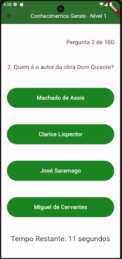 Desafio do Conhecimento 1 QUIZ Screen 2