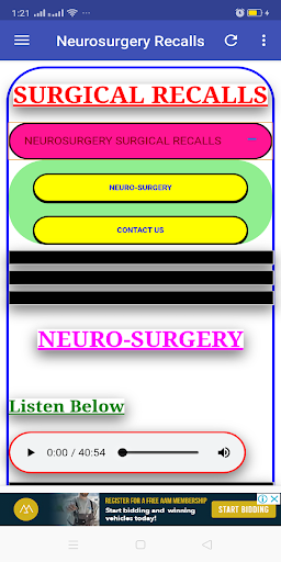 Neurosurgery Recalls