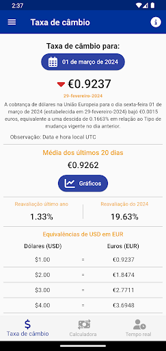 Visualização do aplicativo