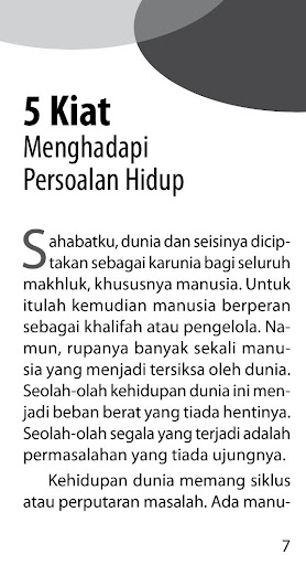 5 Kiat Hadapi Persoalan Hidup Screen 3