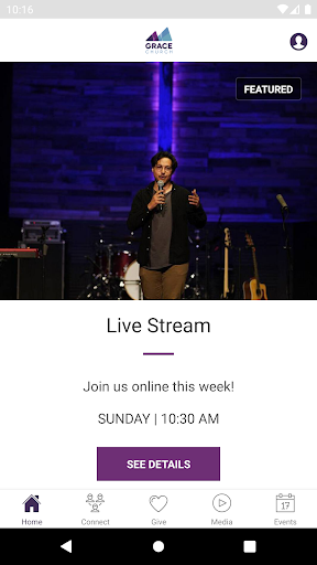 Android application Grace Church ABQ screenshort