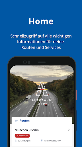Android application Autobahn App screenshort