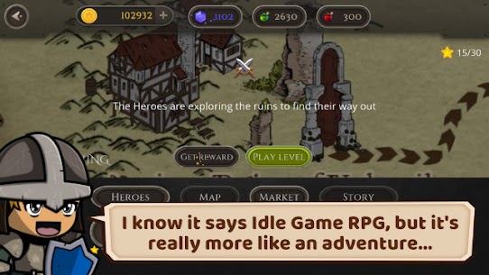 Idle Grail Quest MOD APK (Unlimited Gold/Free Upgrade Hero) 2