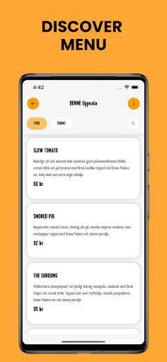Benne Order Screen 2