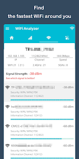 WiFi Analyzer Pro - Tangkapan Layar Uji WiFi