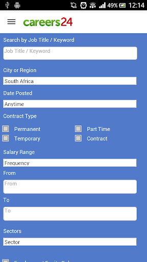Careers24 SA Job Search Screen 3