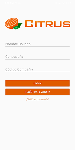 Android application Citrus ERP screenshort