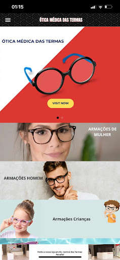 Ótica Médica das Termas Screen 2