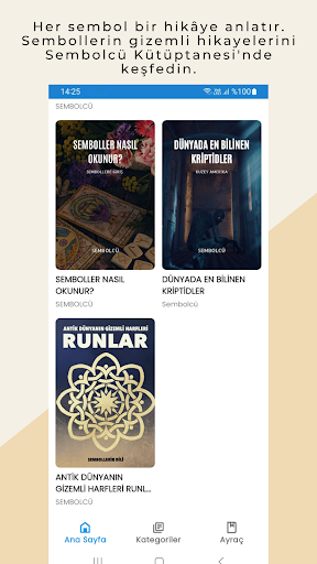 Android application Sembolcü Kütüphanesi screenshort