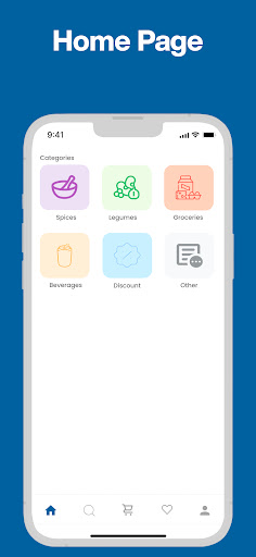 Android application Bidi Feinkost screenshort