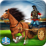 3D Horse Cart Racing: Crazy Horse Racing Games icon