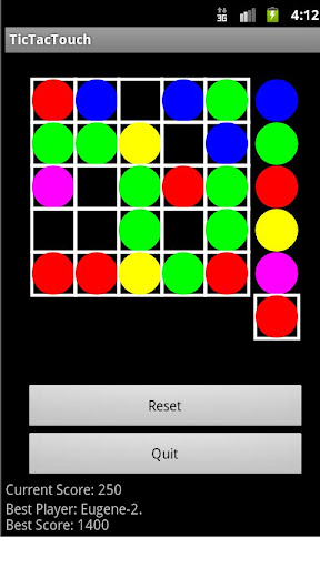 TicTacTouch Screen 2