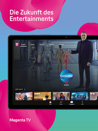 Android application Magenta TV (AT) screenshort