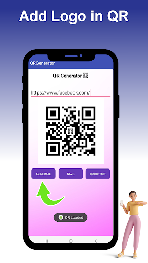 Android application QR Code Generator - QR Maker screenshort