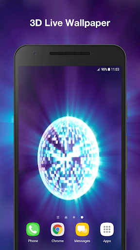 Android application Disco Ball Live Wallpaper screenshort