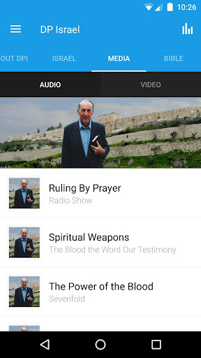 Screenshot of Derek Prince Israel