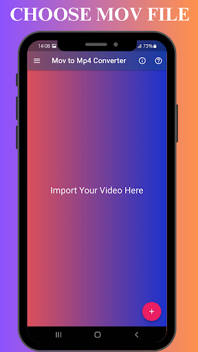 Mov to Mp4 Converter screenshot 1