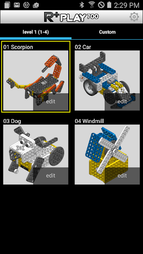 R+Play700 (ROBOTIS) Screen 2
