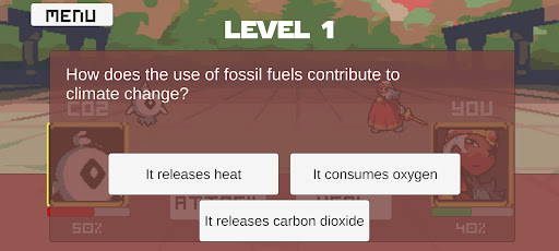 Android application Climate Combat screenshort