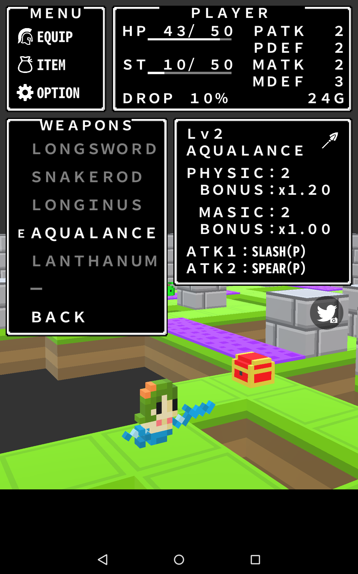 Android application VoxelRogue screenshort