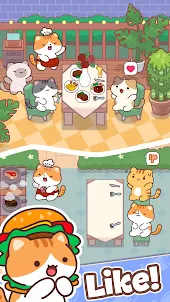 Cat cooking bar - Food game