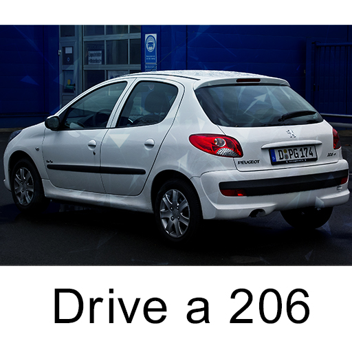 Drive with 206 logo