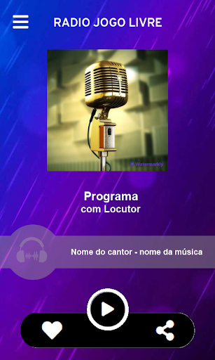 Rádio Jogo Livre Screen 2