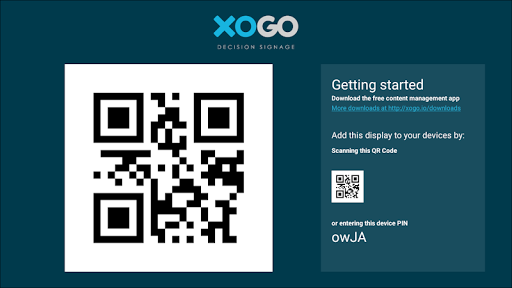 Android application XOGO Player | Digital Signage screenshort