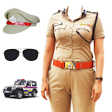 Women Police Suit Photo Editor icon