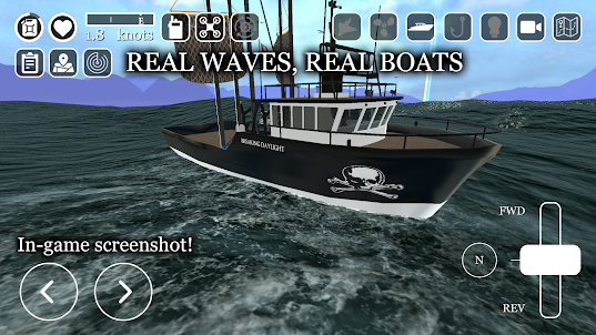 uCaptain: Boat Fishing Game 3D