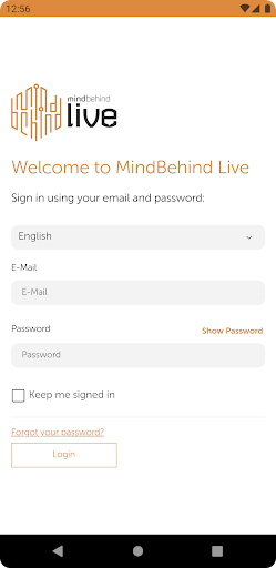 MindBehind Live Screen 2