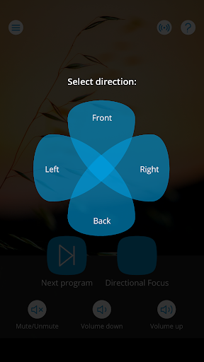 WIDEX TONELINK Screen 2