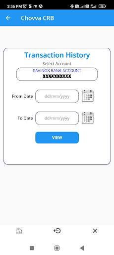 Chovva Mobile Banking App Screen 2