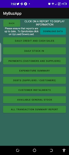 MyBuzApp Screen 3