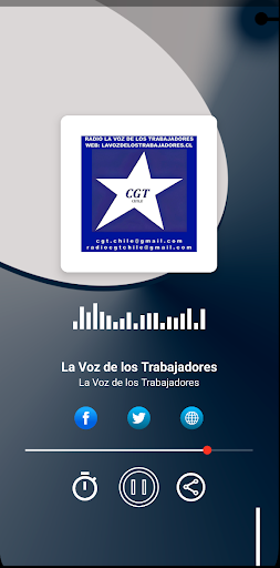 Android application La Voz de los Trabajadores screenshort