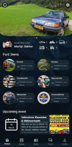 Android application Vehicult screenshort