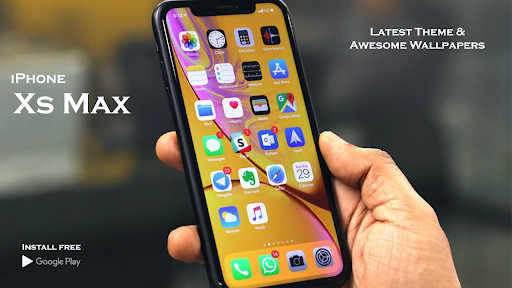 Android application iPhone XS MAX iOS launcher screenshort
