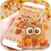 Thanksgiving Owl Theme  Icon
