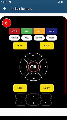 Remote for mBOx Screen 3