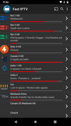 Fast IPTV Screen 2