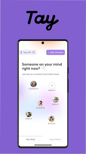 Android application TAY screenshort