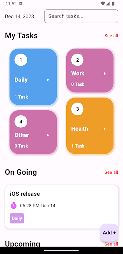 Android application Planner screenshort