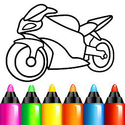 Imagen de icono libro para colorear para niños