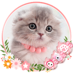 Cover Image of 下载 Cute Cat Live Launcher Theme 3  APK