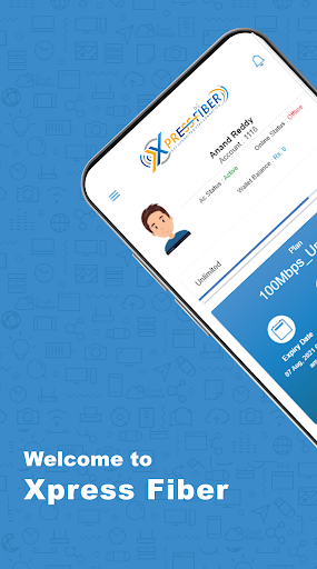 Android application Xpress Fiber Recharge Apps screenshort