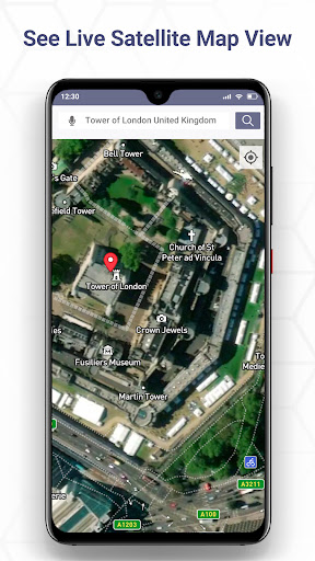 Android application GPS Live Travel Maps Navigator screenshort