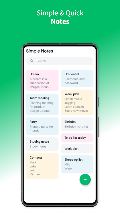 Simple Notes - 1.0 - (Android)