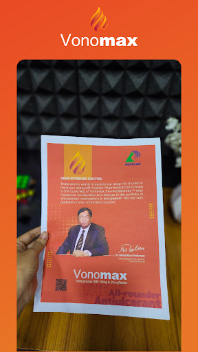 Android application Vonomax screenshort
