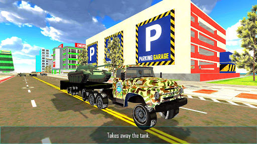 Android application US Army Vehicle Transport Game screenshort